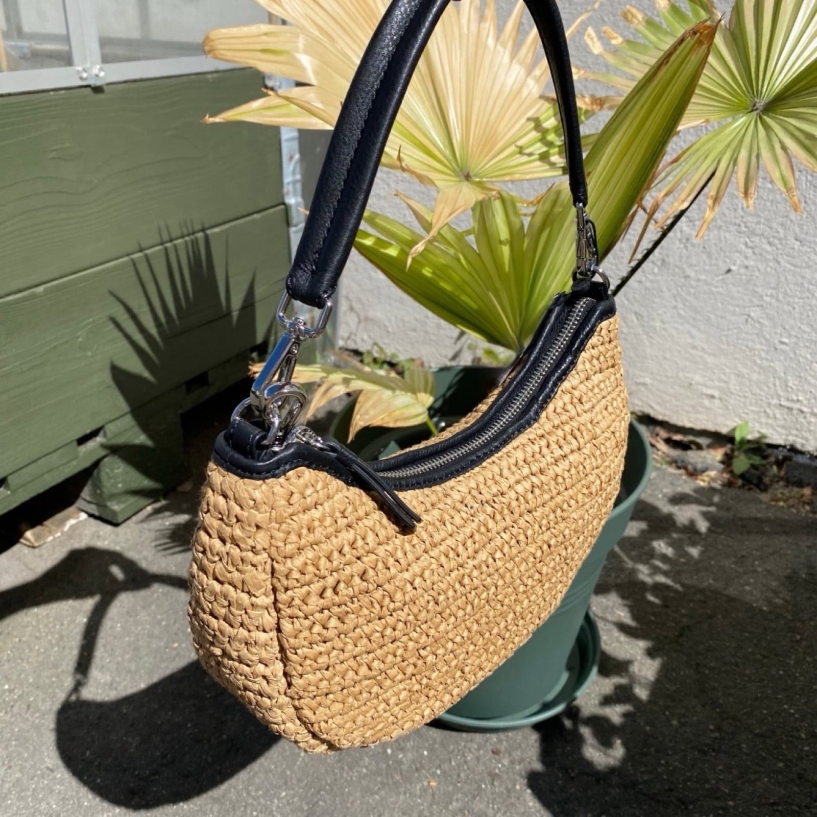 Markberg Helia Crossbody bag, Raffia