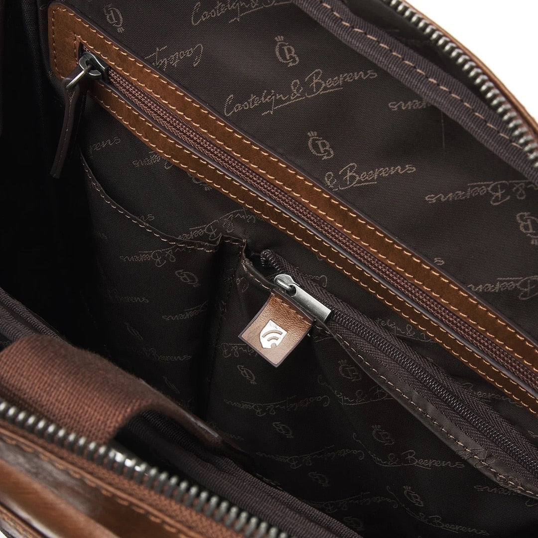 52 9576 Castelijn & Beerens Rien Laptop Backpack Natural