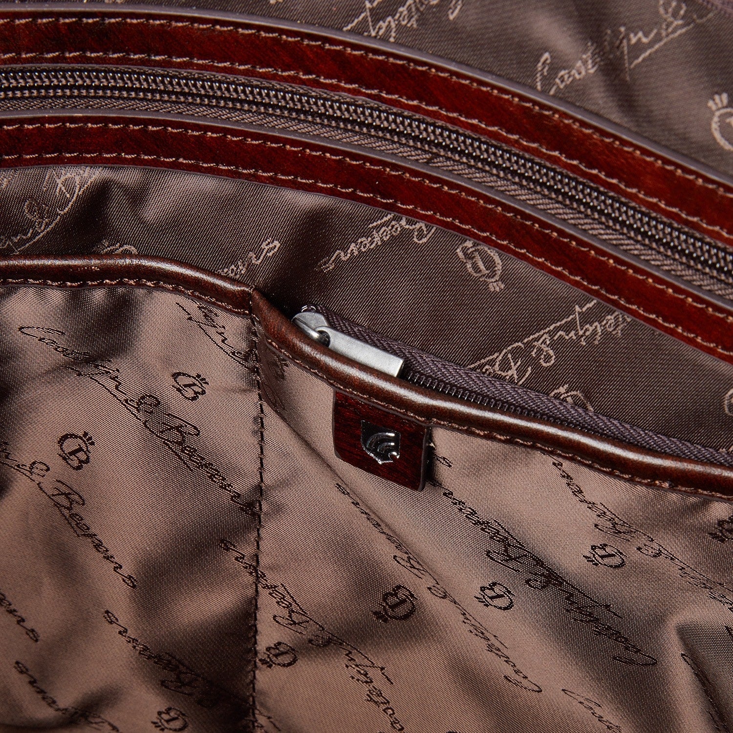 Castelijn & Beerens Rien PC-veske 15,6" RFID | mørk cognac