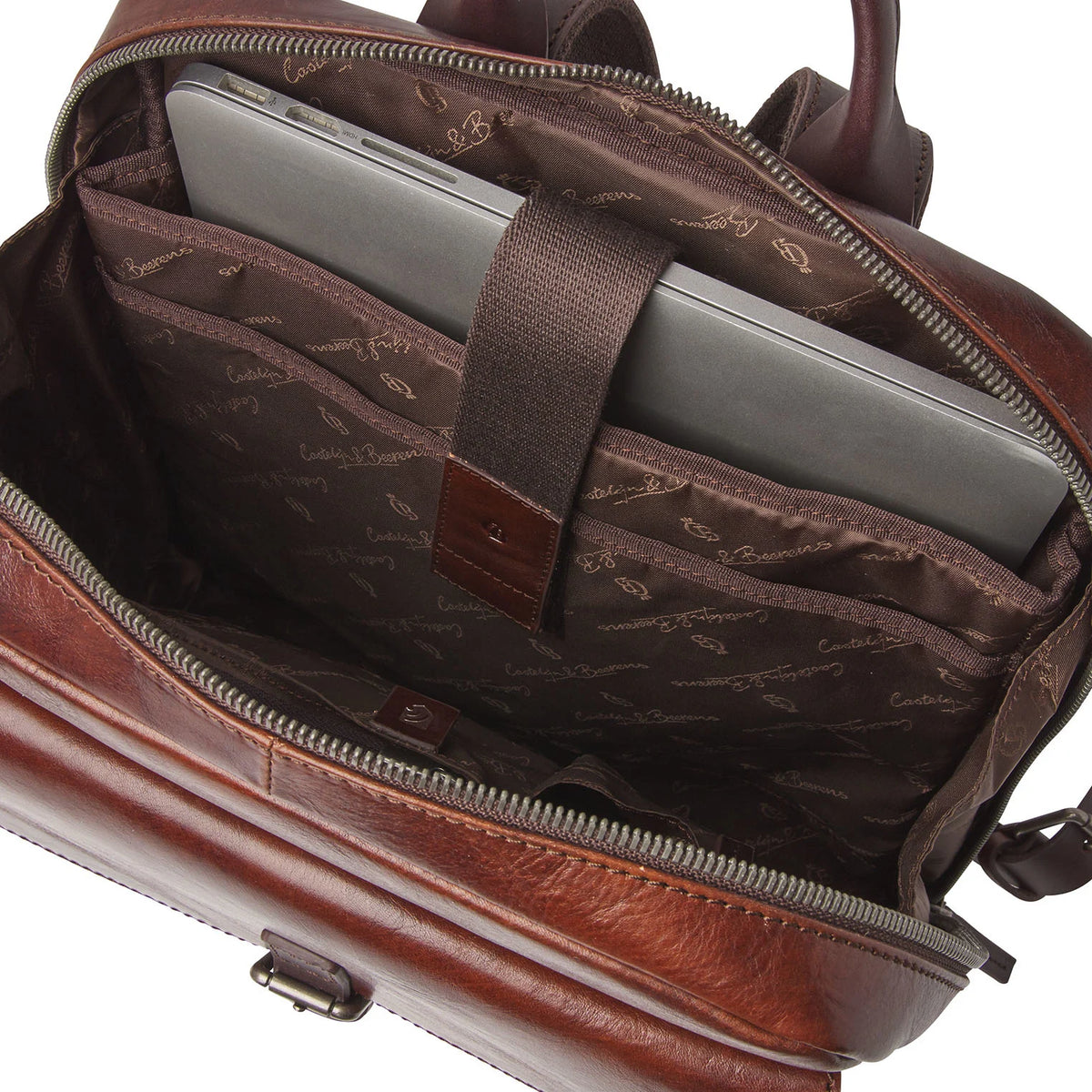 Castelijn & Beerens Rien PC-sekk 15.6" RFID | Cognac