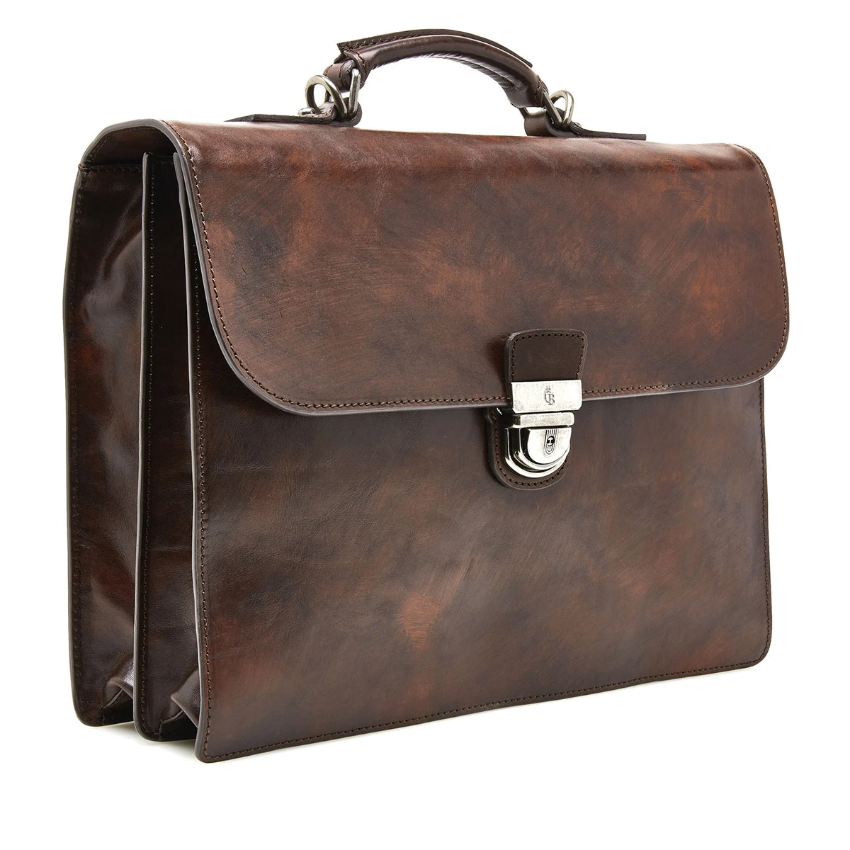 Castelijn & Beerens Rien Laptop Briefcase 13,3" | mørk cognac