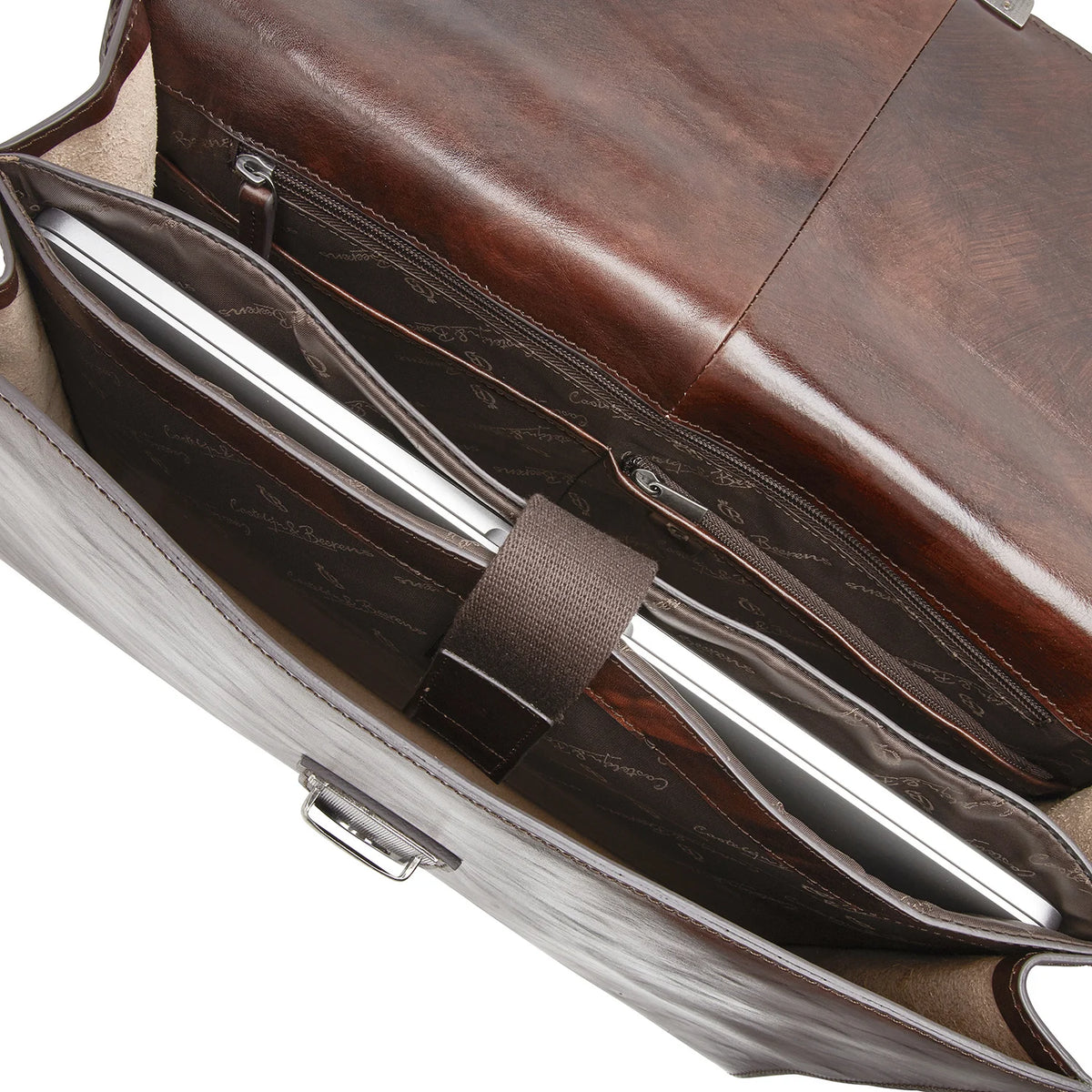 Castelijn & Beerens Rien Laptop Briefcase 13,3" | mørk cognac
