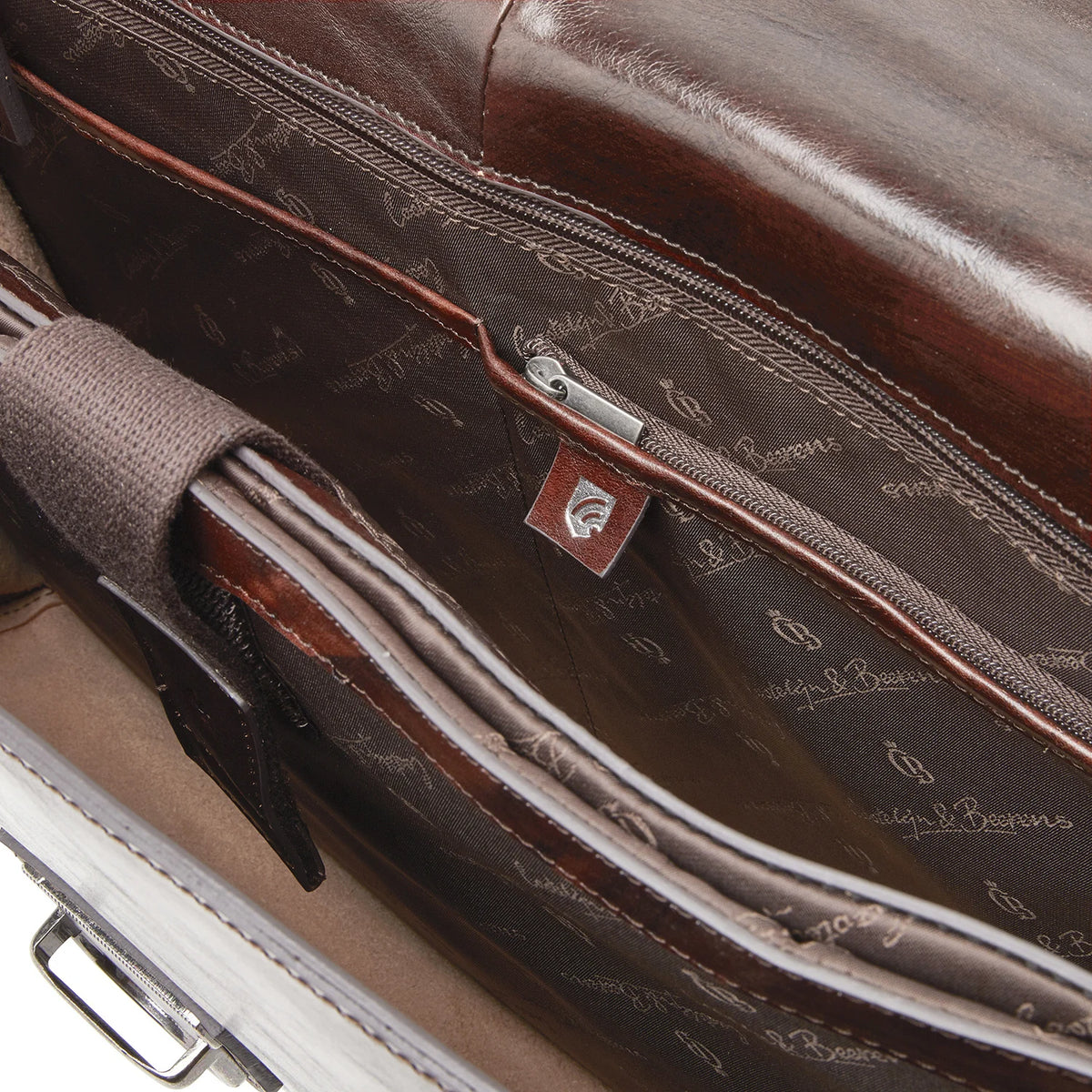 Castelijn & Beerens Rien Laptop Briefcase 13,3" | mørk cognac