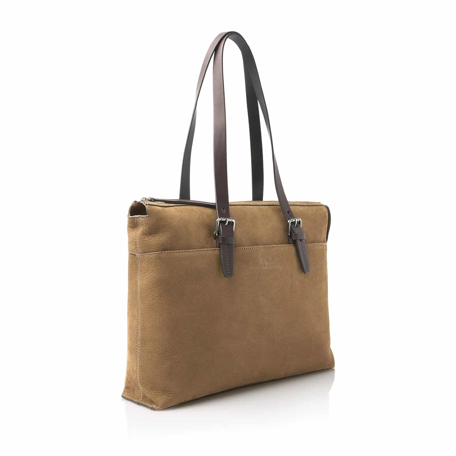 Castelijn & Beerens Veneto Nubuck Shoulderbag 15.6"