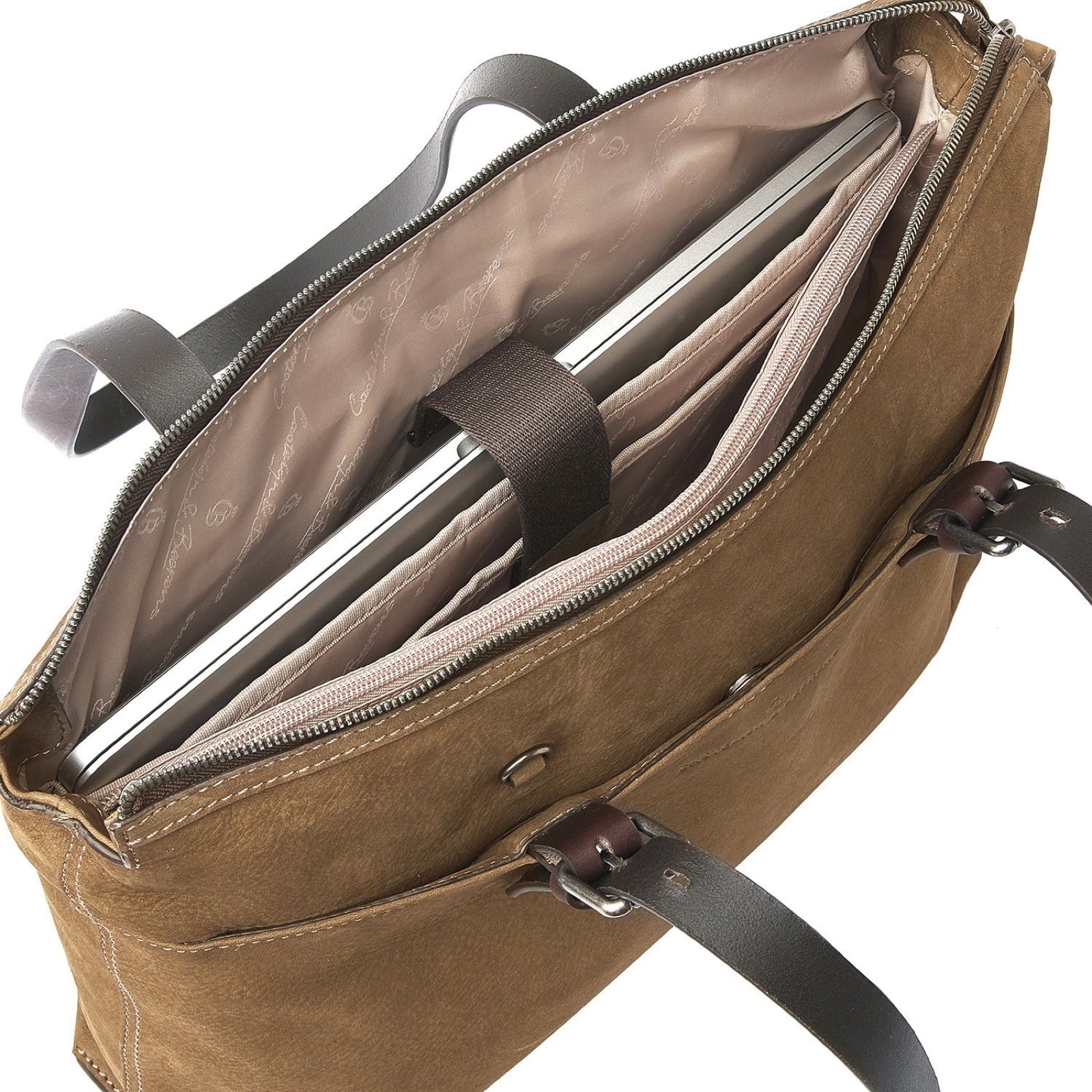 Castelijn & Beerens Veneto Nubuck Shoulderbag 15.6"