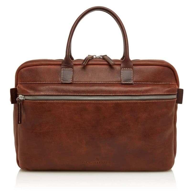 59 9473 Castelijn Beerens Sam Laptop bag light brown forside