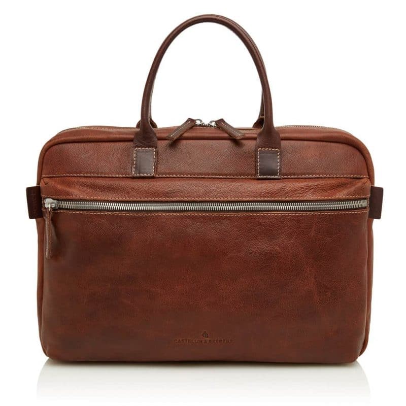 59 9479 Castelijn Beerens Rein laptop bag light brown forside
