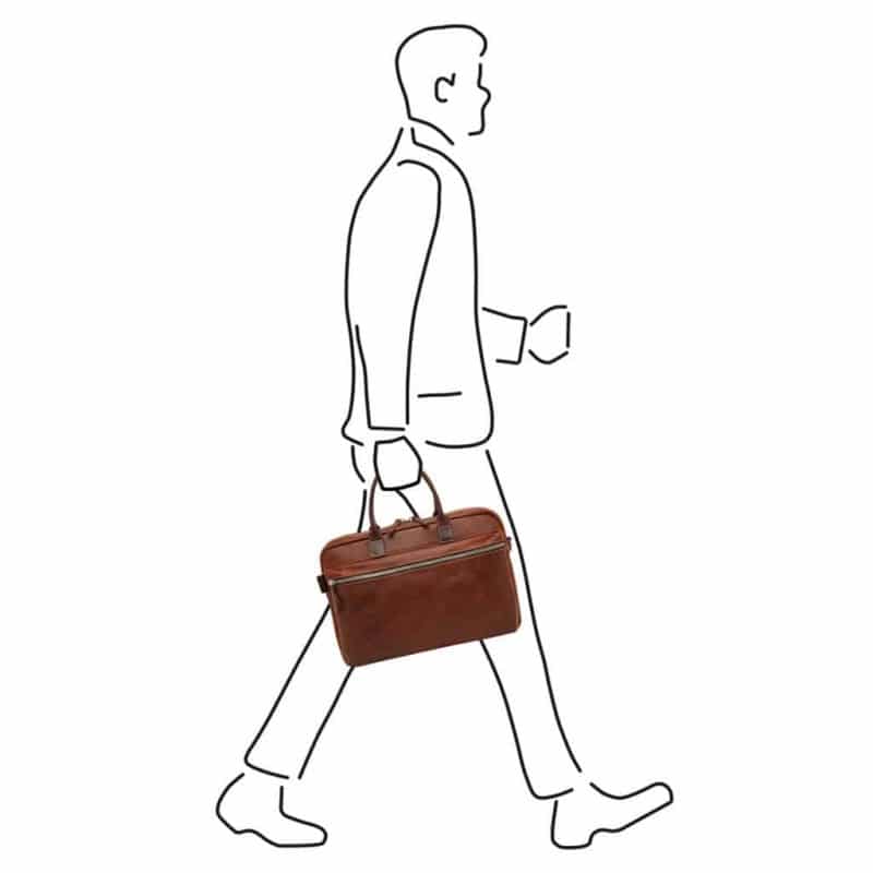 59 9479 Castelijn Beerens Rein laptop bag light brown illustrasjon