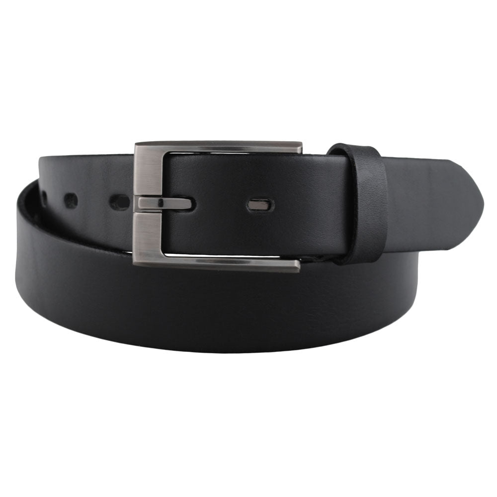 BSWK Casual Basic skinnbelte til herre, Black