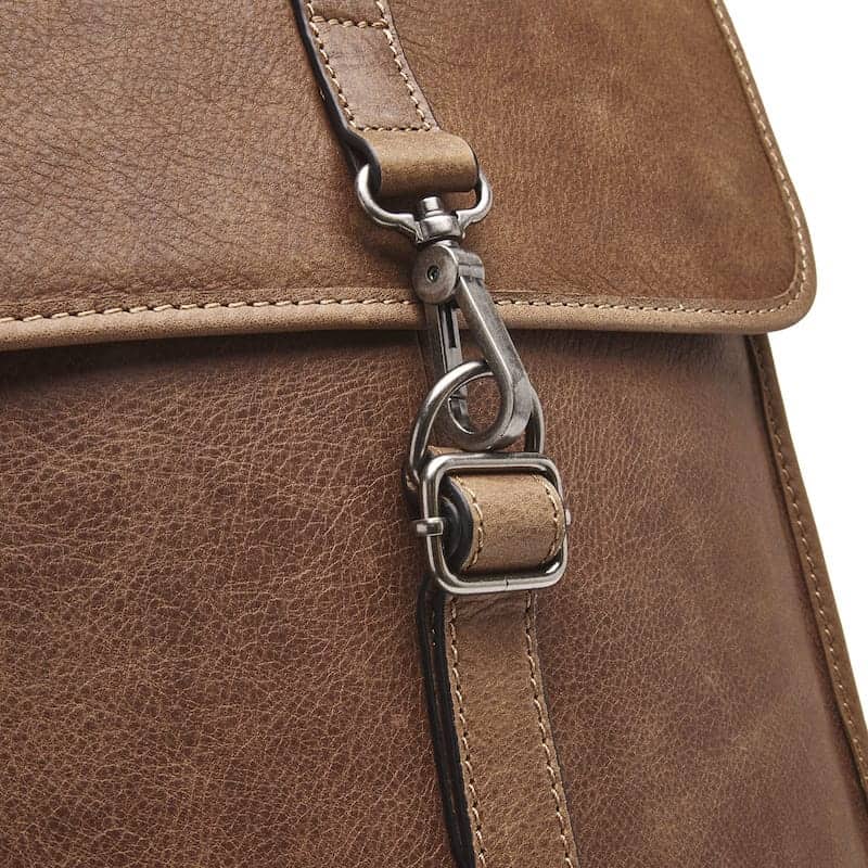 72 9575 Castelijn _ Beerens - Carisma - Laptop Backpack 15.6_ RFID - cognac detaljer 3