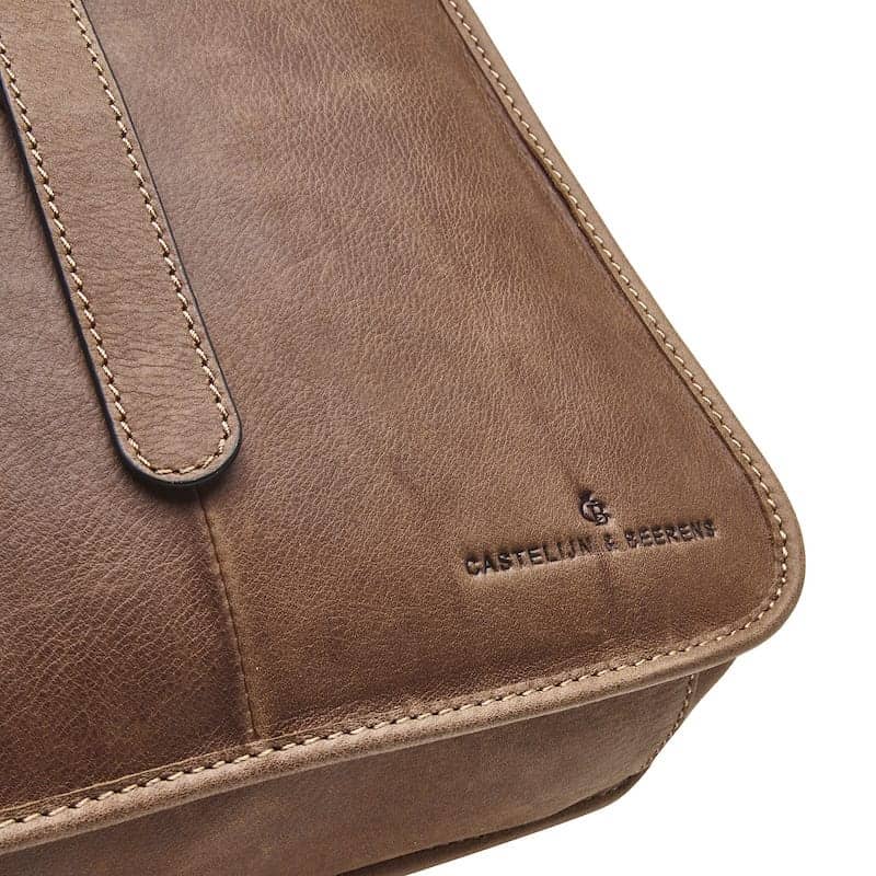 72 9575 Castelijn _ Beerens - Carisma - Laptop Backpack 15.6_ RFID - cognac detaljer
