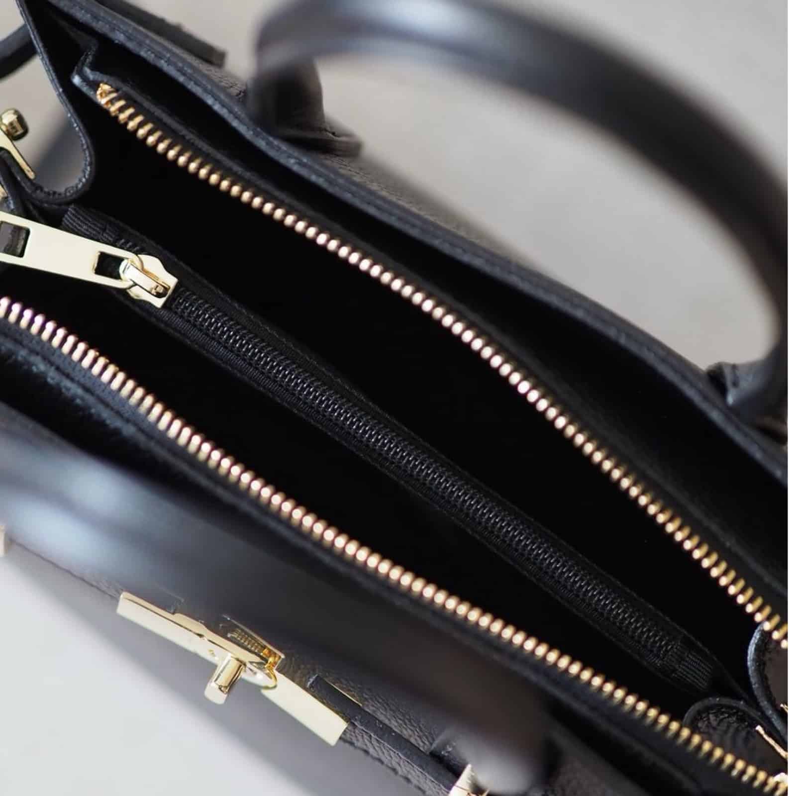 Helene Klassisk Mini Tote, sort