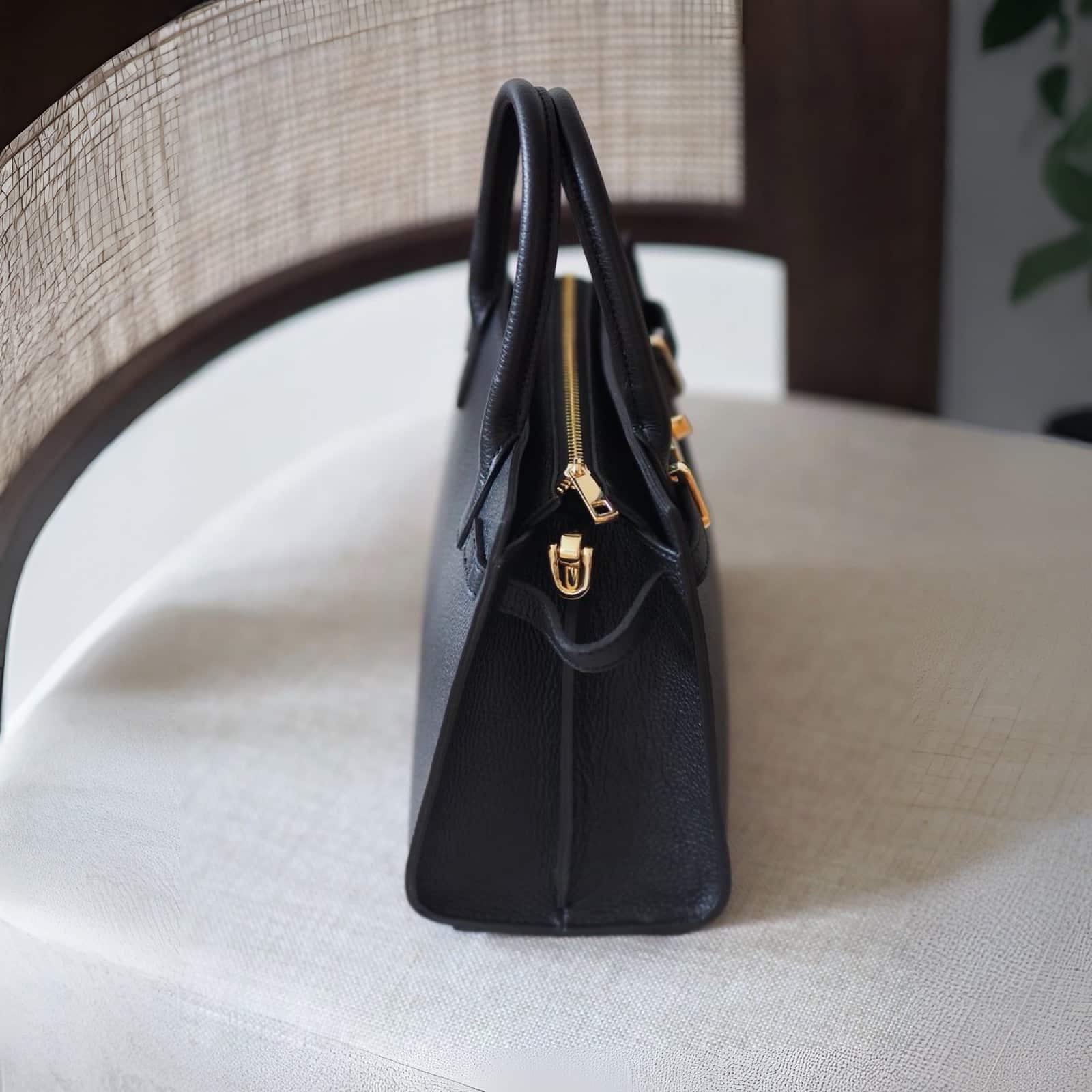 Helene Klassisk Mini Tote, sort