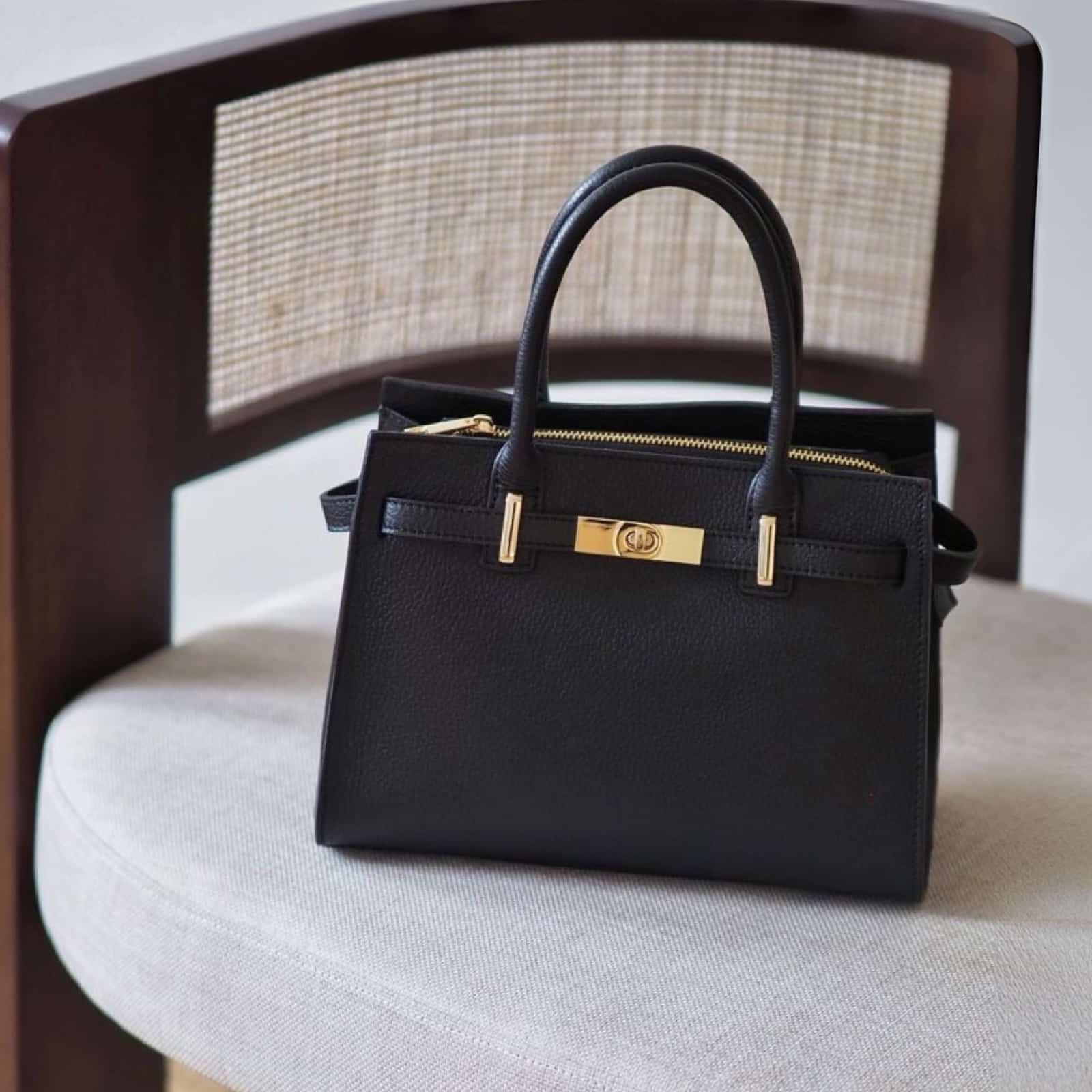 Helene Klassisk Mini Tote, sort