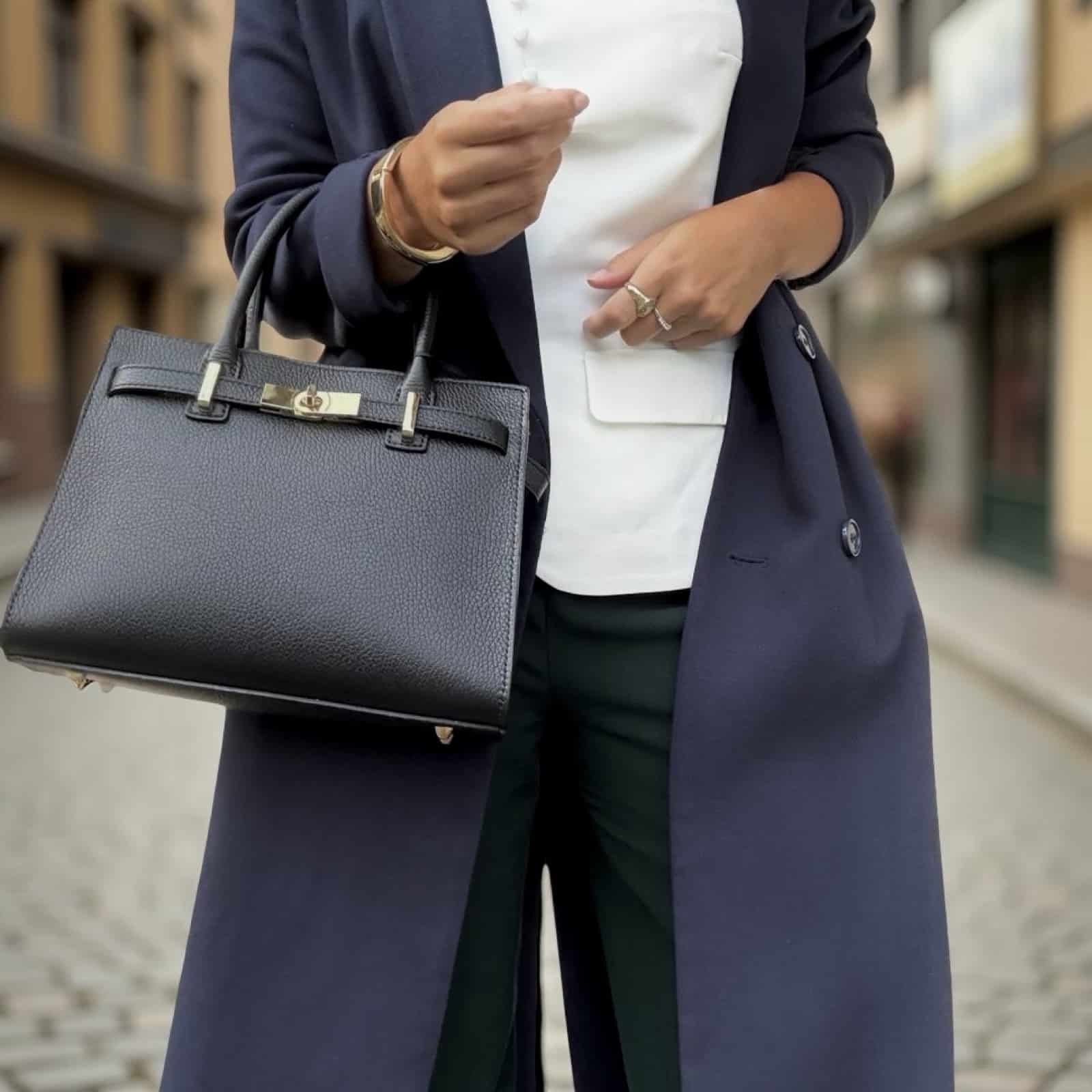 Helene Klassisk Mini Tote, sort