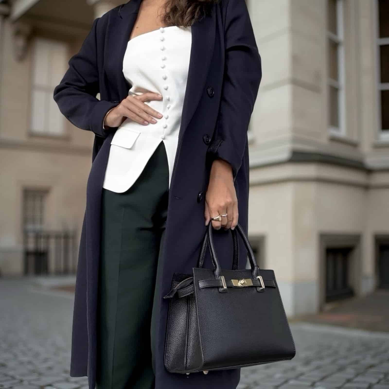 Helene Klassisk Mini Tote, sort