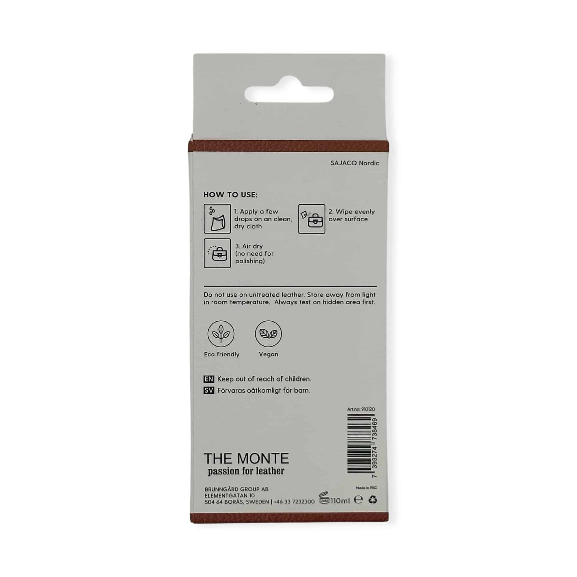 910120 Leather 2in1 Delicate Balm - background, 110 ml