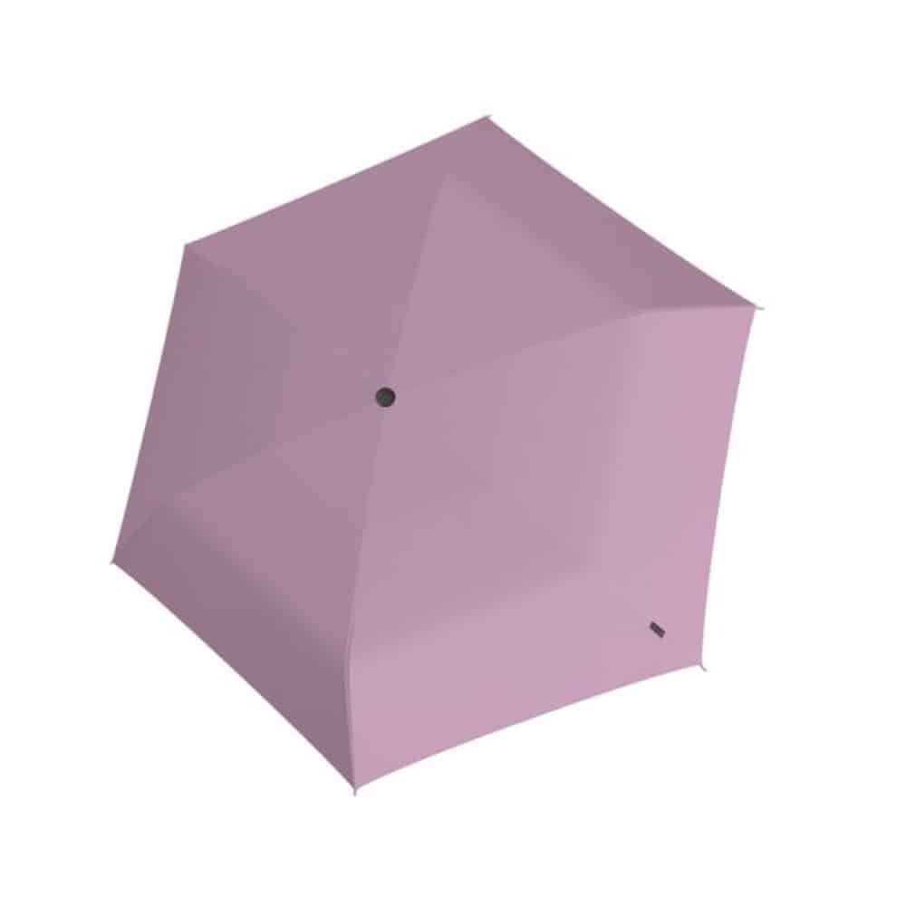 Knirps Ultra Light Slim Rosa og Sort