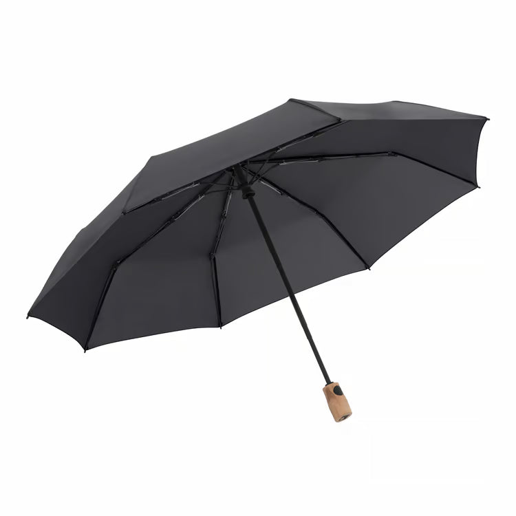 Knirps Timber Duomatic, Dark grey