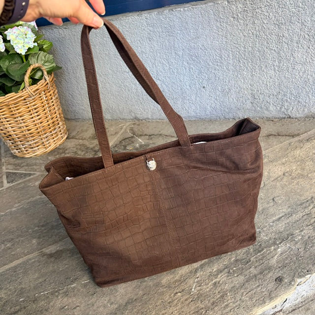 ADAX Capri shopper Alvilda | Chocolate