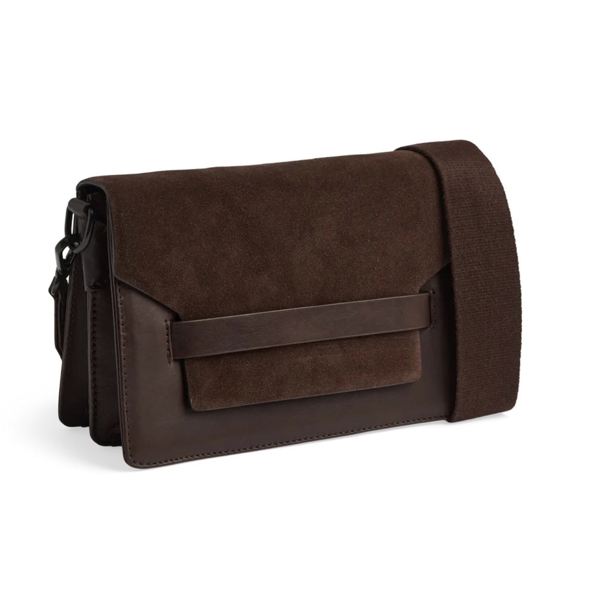 Markberg Arabella Crossbody, semsket lokk