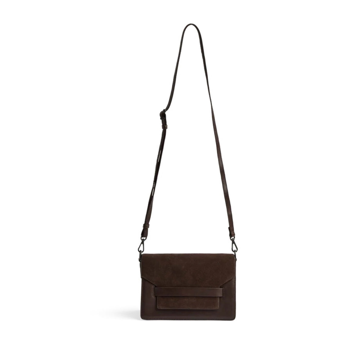 Markberg Arabella Crossbody, semsket lokk