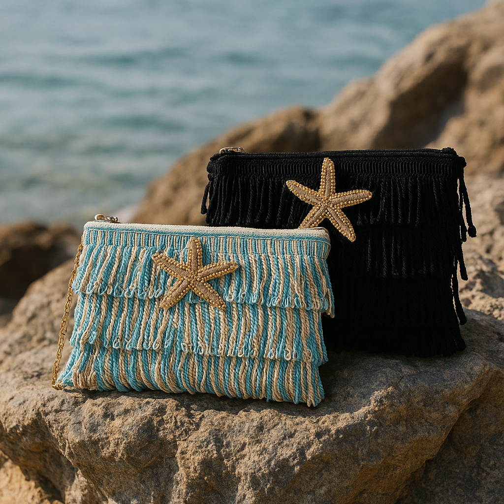 SORENA Asterias Blue Clutch