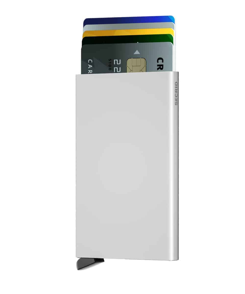 Secrid Cardprotector silver forside med kort