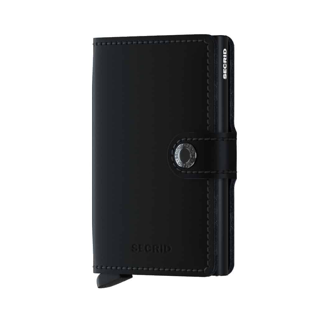 Secrid Miniwallet - matte black forside