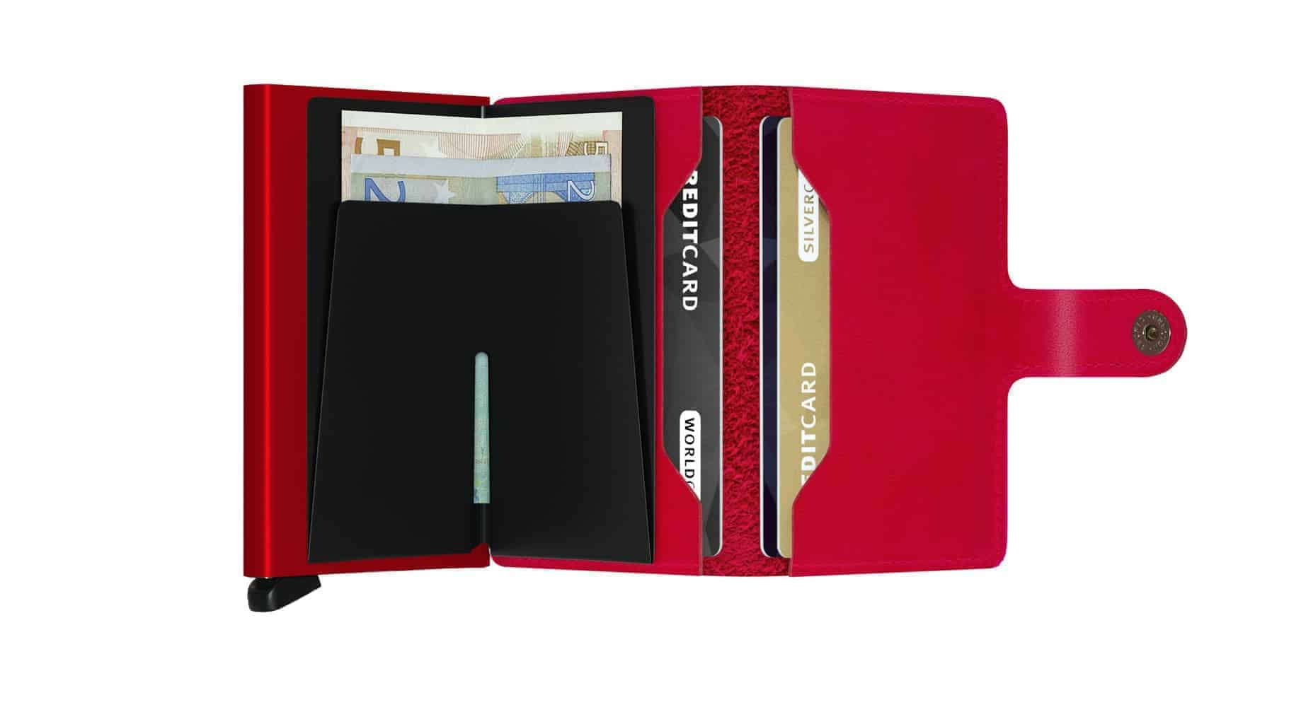 Secrid Miniwallet - red - open