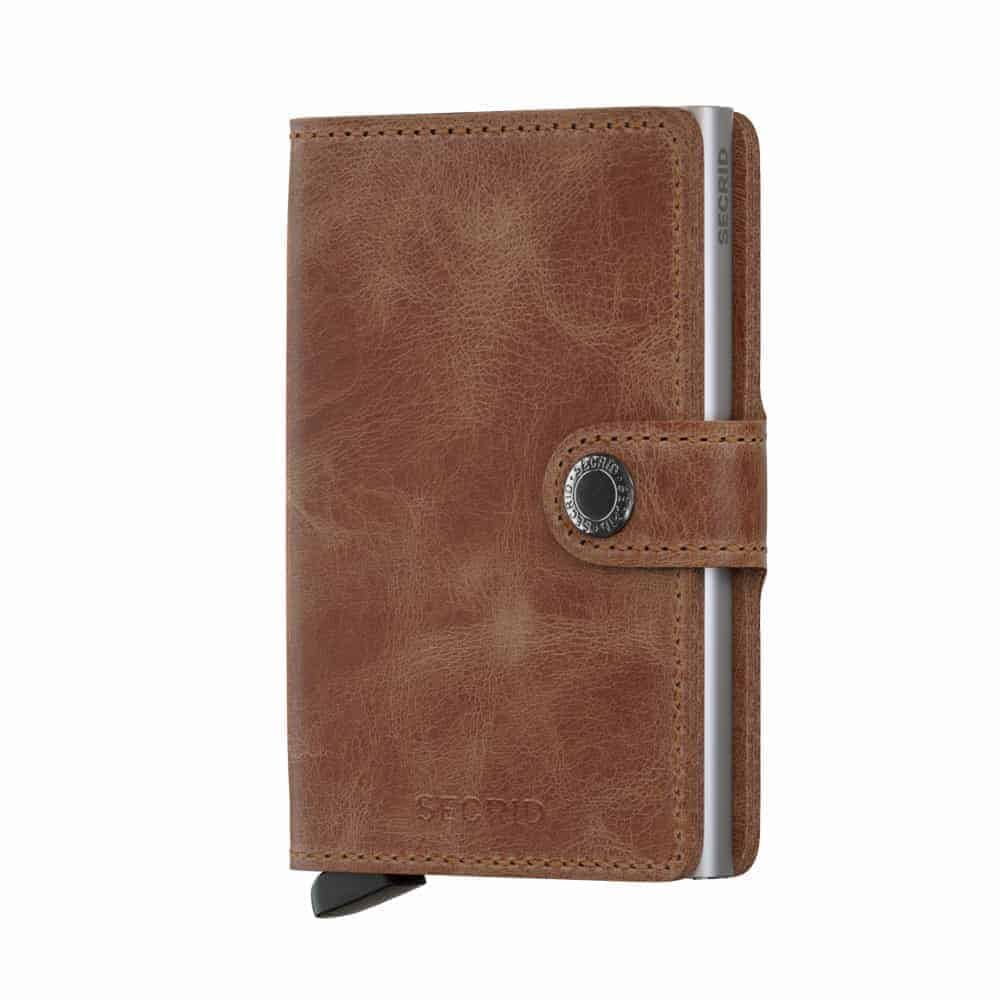 Secrid Miniwallet - vintage cognac forside
