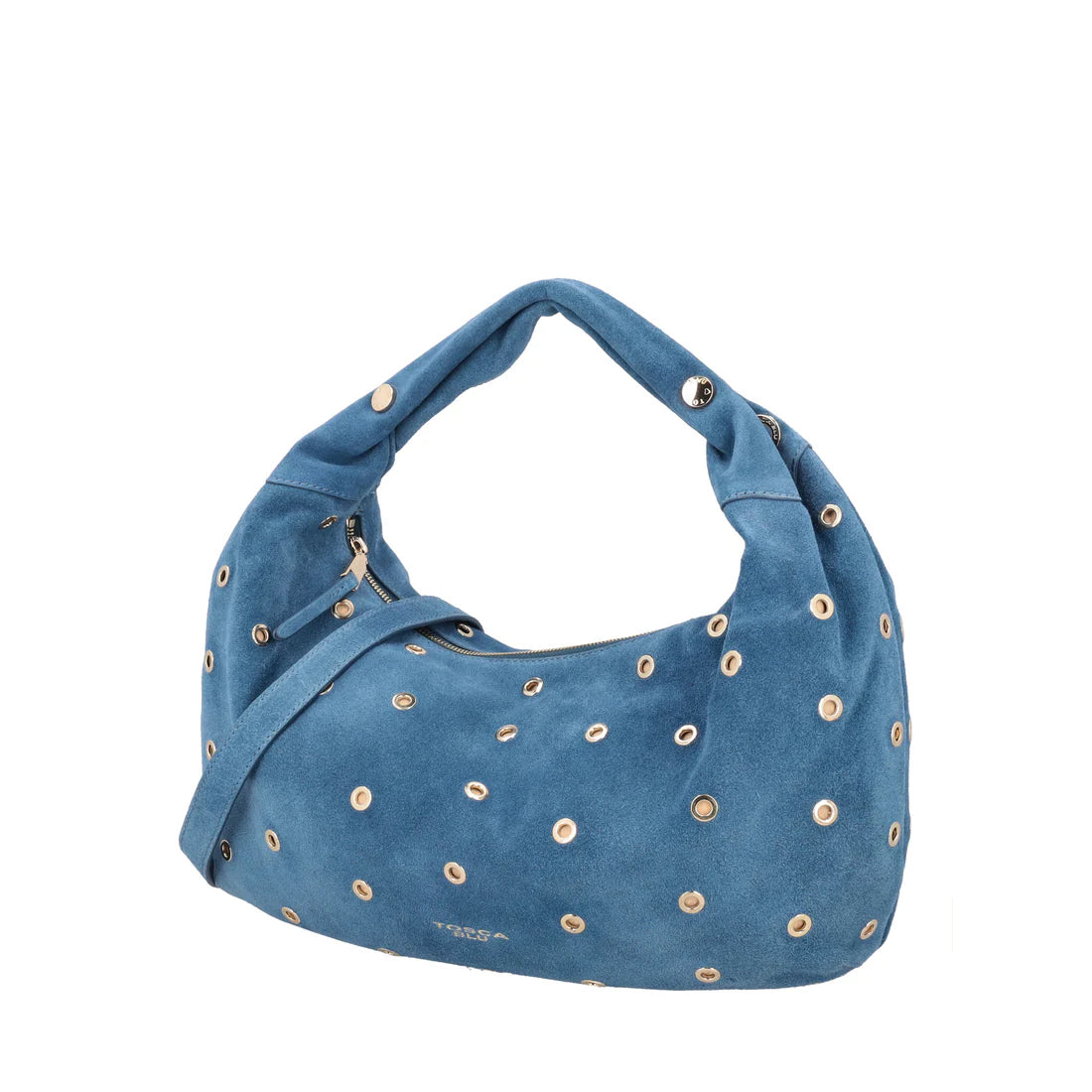 Tosca Blu - Dubai bag - Semsket skinn blå