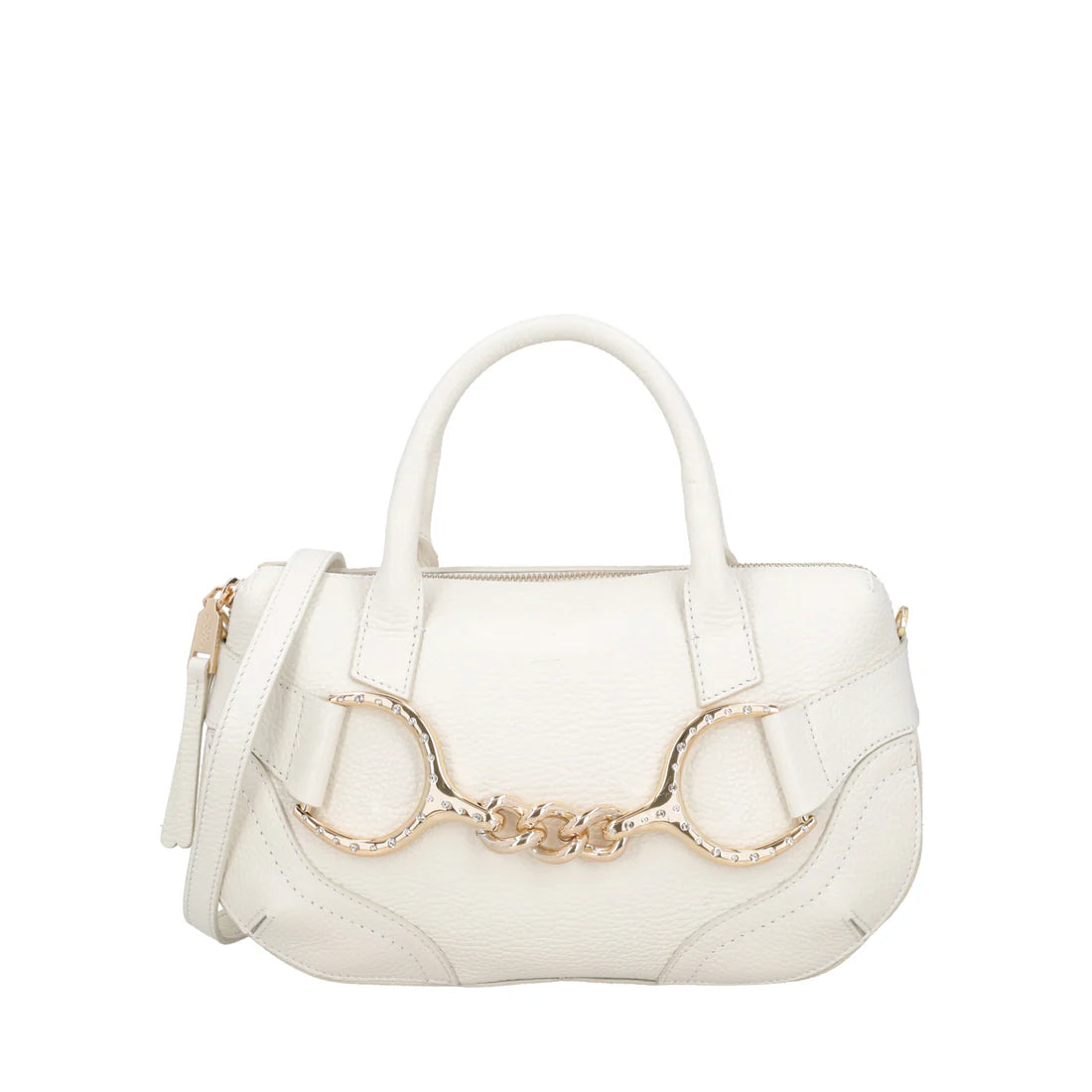 Tosca Blu - Cecilia Boston bag - Ivory