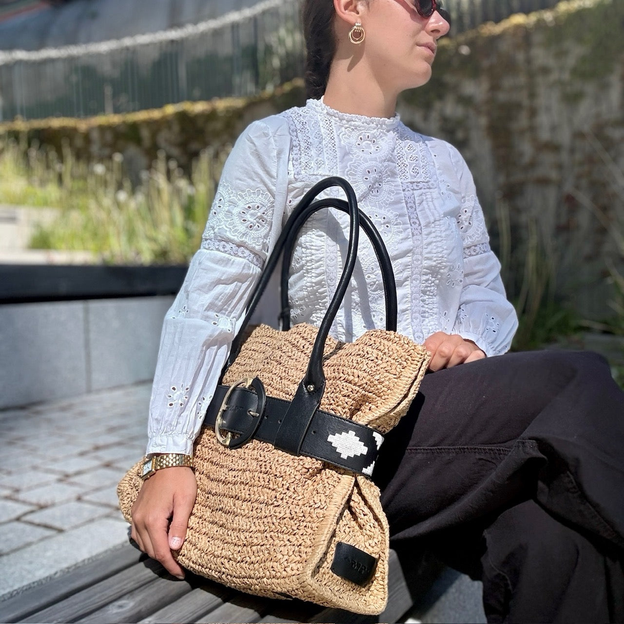 Tosca Blu - Kenya Shopping bag - Rafia