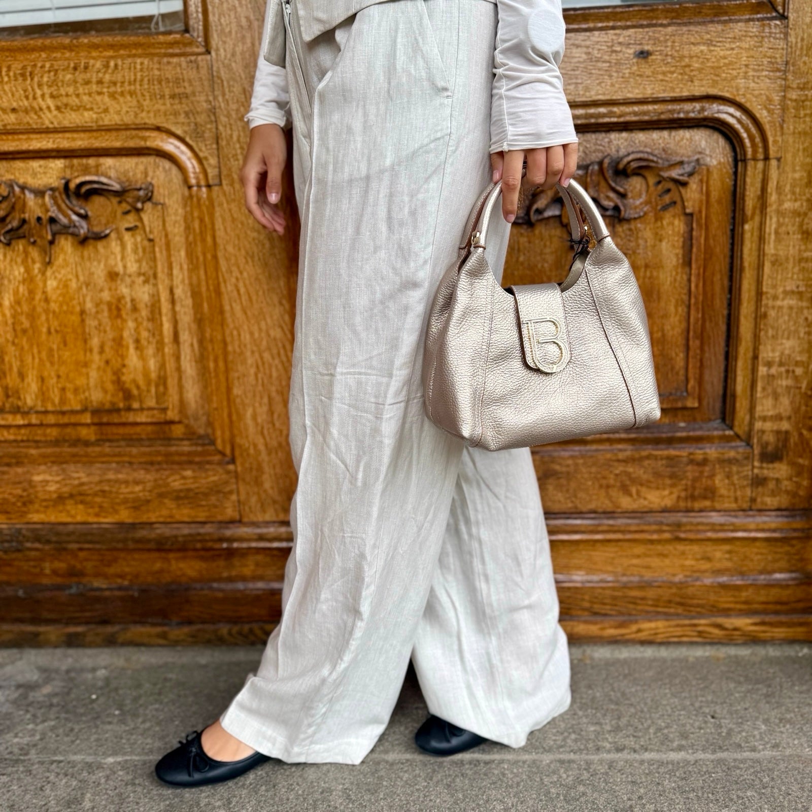 Tosca Blu - Brera mini bag - Gull