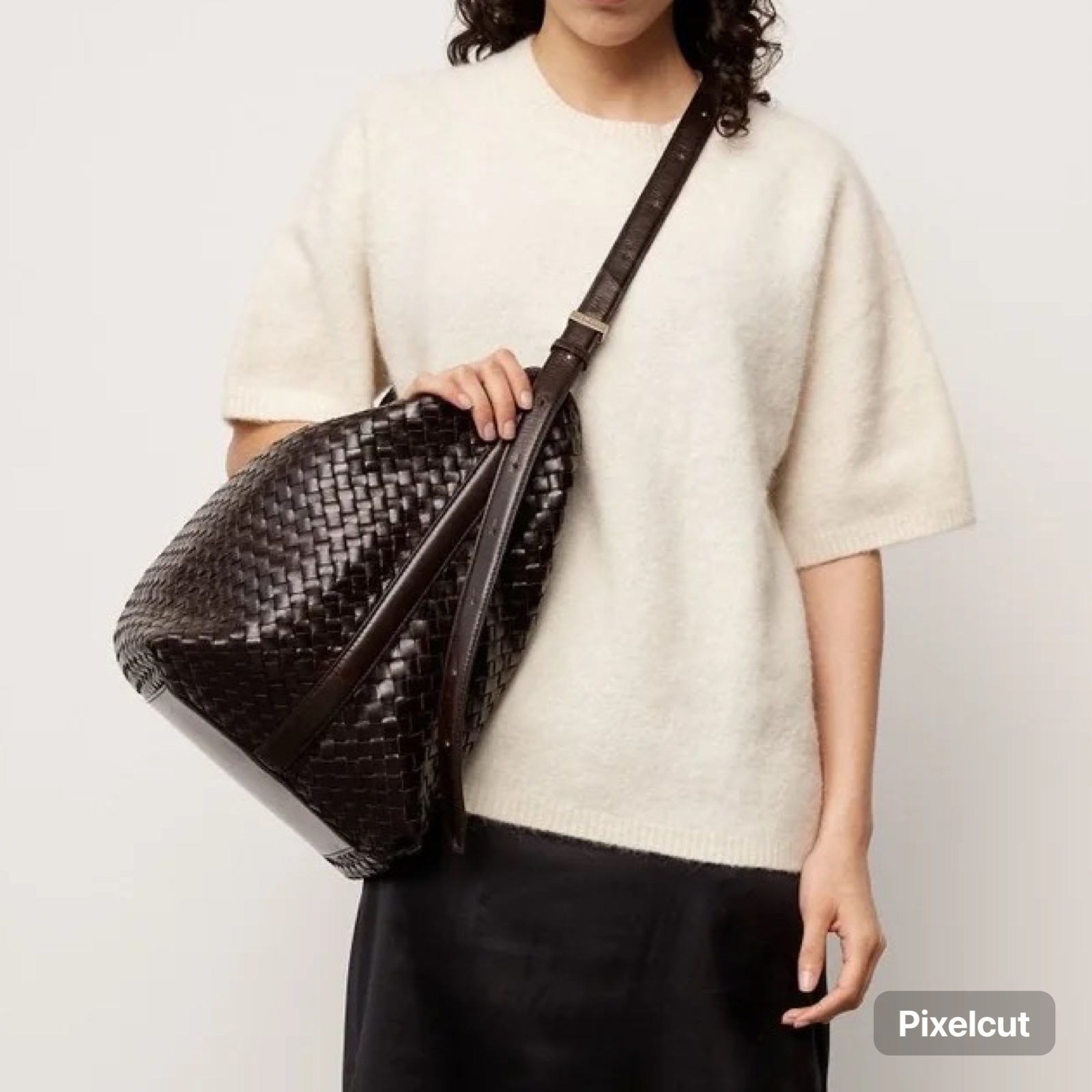 ADAX Salerno shoulder bag Malou | Dark brown
