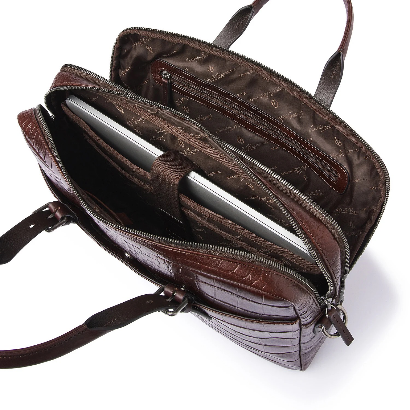 Castelijn & Beerens Jules Laptop Bag 15,6", Mocca