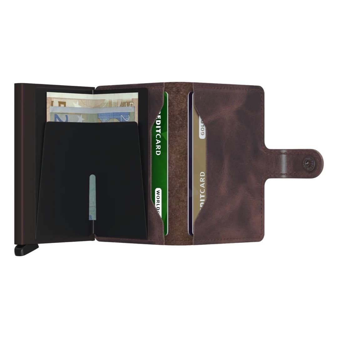 SECRID Miniwallet Vintage Chocolate