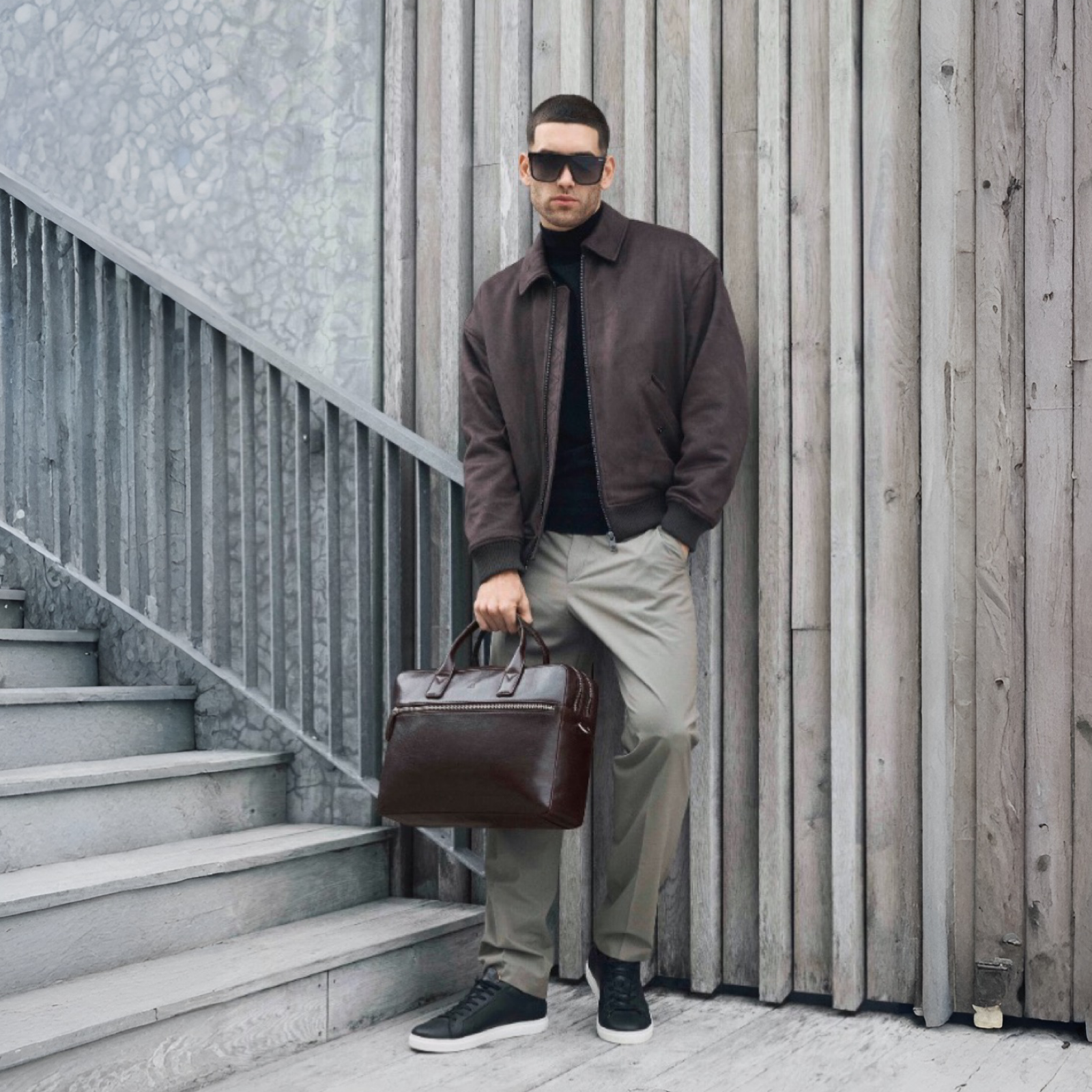 Markberg Kingston Laptop Bag - Buffalo Leather