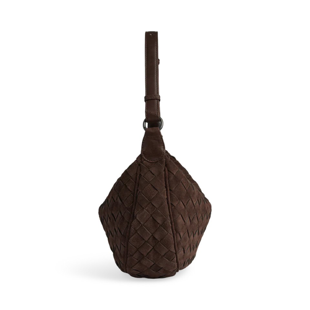 Markberg Muse bag, weave - Dark brown