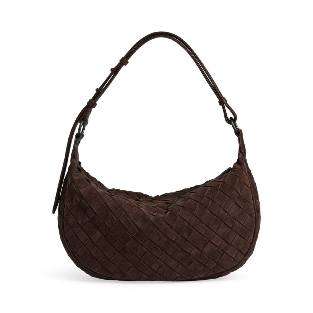 Markberg Muse bag, weave - Dark brown