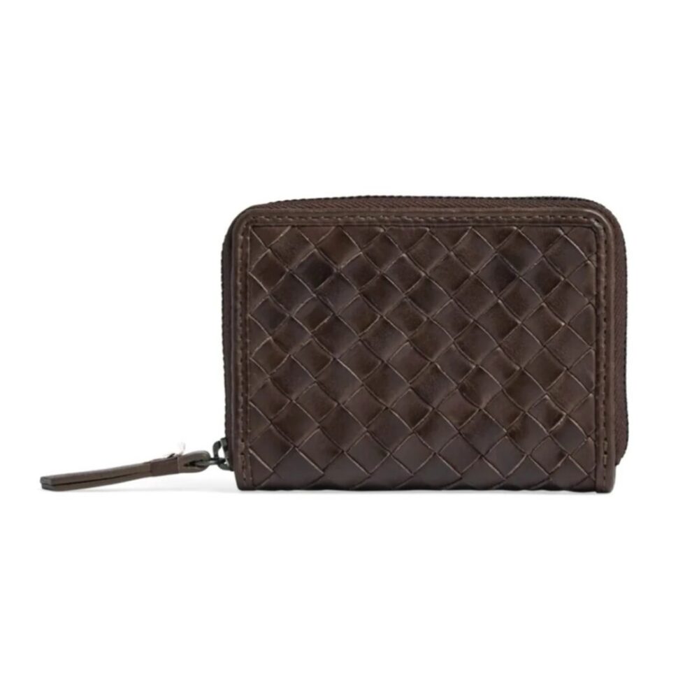 Markberg Selma wallet weave Dark Brown