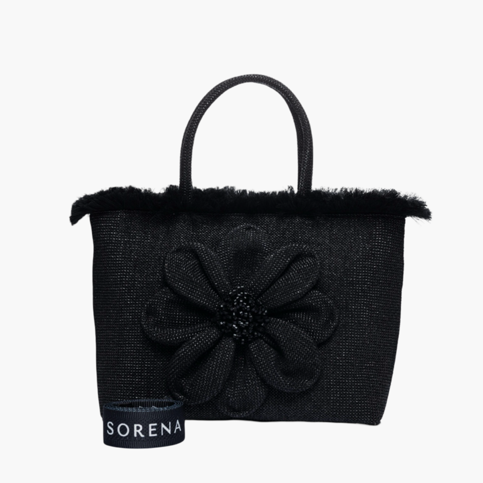 SORENA Falbala Beach Bag - Black