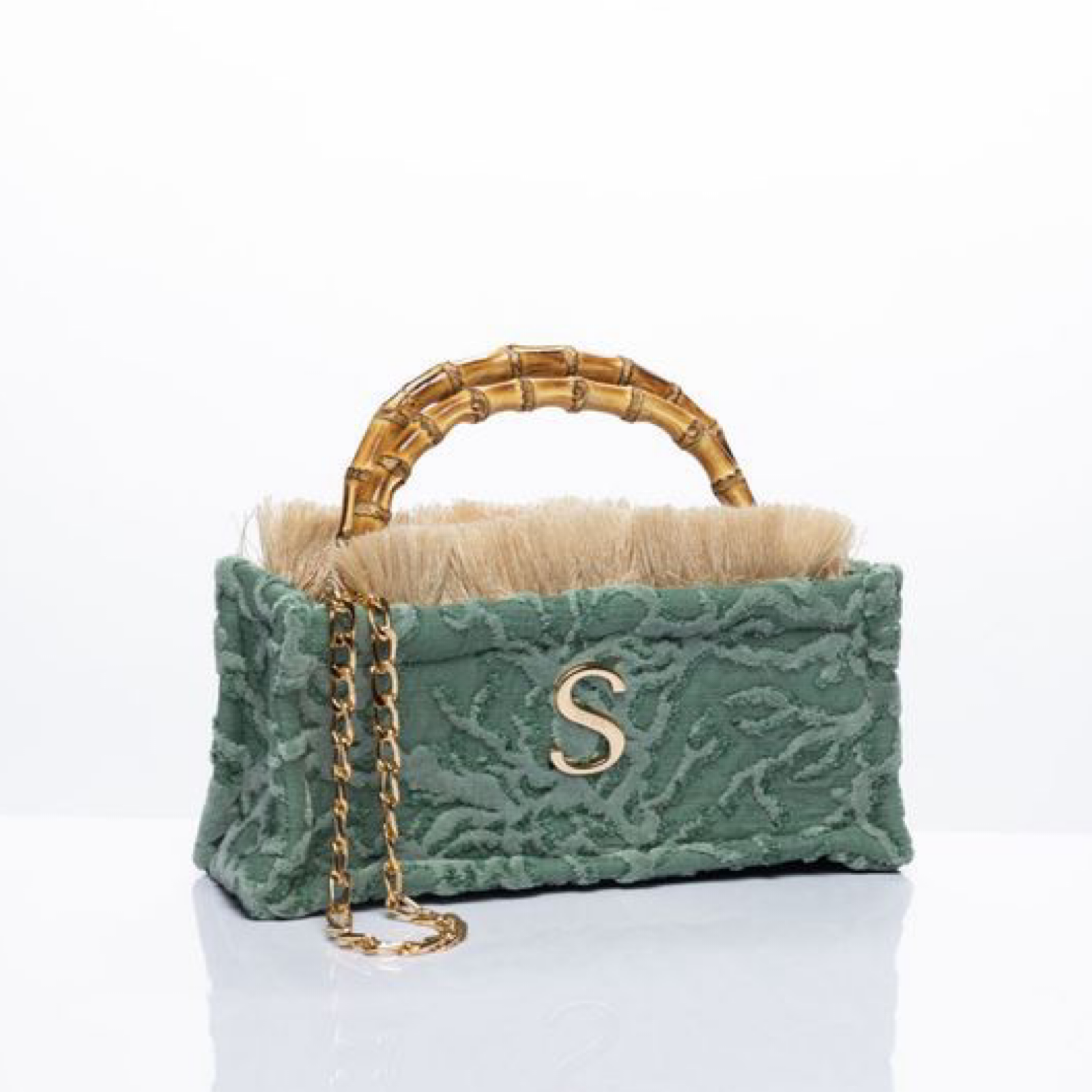 SORENA Esmeralda Mini Bamboo Tote bag
