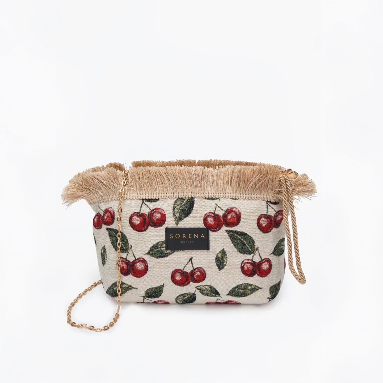 SORENA Samiopoula Cherry Clutch