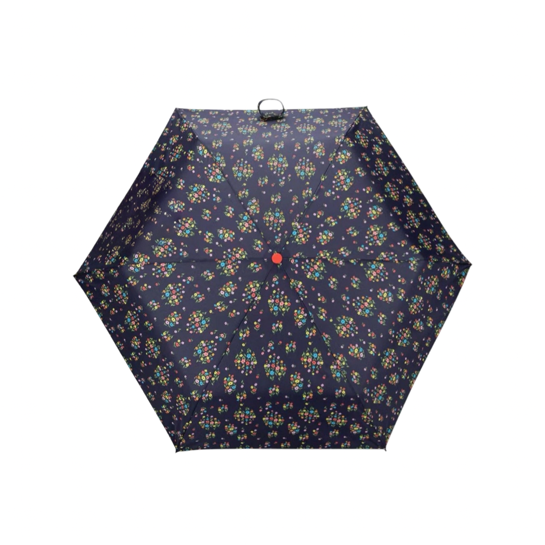 Totes Eco Supermini Flowers Navy