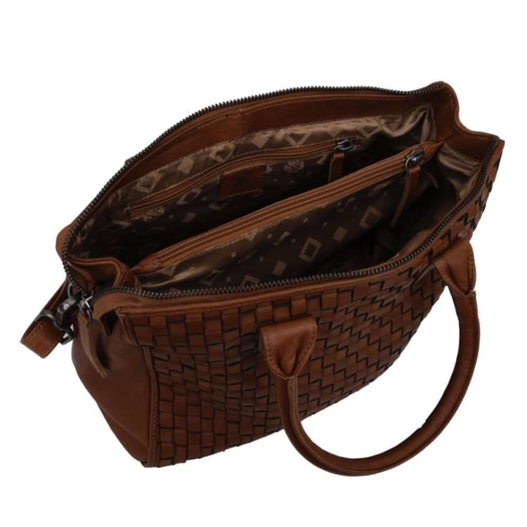181331 Corsico handbag Fie Cognac