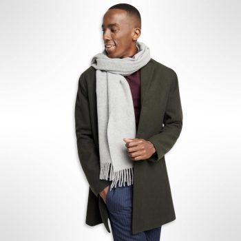 Samsøe Efin scarf Grey mel.