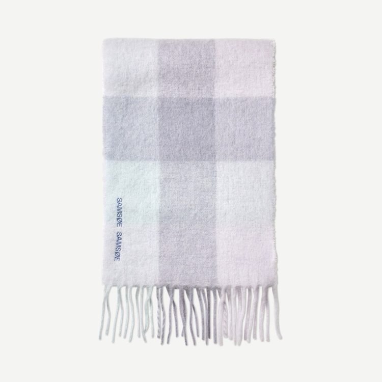 samsøe samsøe Alex scarf, Misty Blue