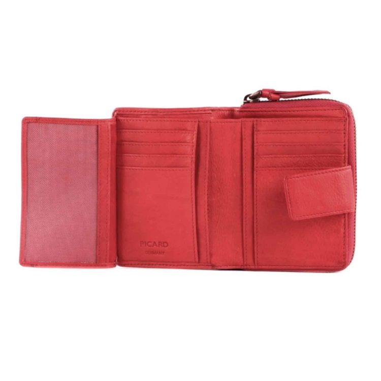 1160 Picard Lara Wallet, flettet lommebok i skinn